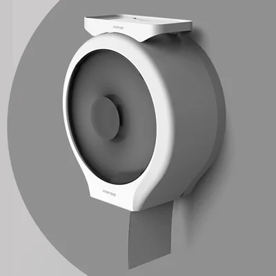 INTERHASA! E51021 Portarotolo Impermeabile con Scaffale Superiore Distributore di Carta Igienica