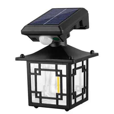 Solar Wall Light Outdoor Waterproof Motion Sensor LED Light with Intelligent Control Three Lighting Modes - JD-1579