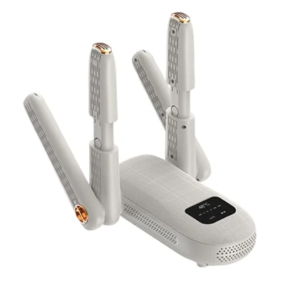 X2 4 Arms Smart Dual Stand Skor-torkare Snabbtorkning Fuktminskning Vikbar Portabel Skor-torkningsmaskin, EU-uttag