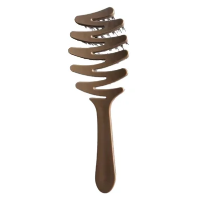 Folding Boar Bristle Hair Brush Portable Travel Styling Comb Anti-Static Massage Comb for Men Women