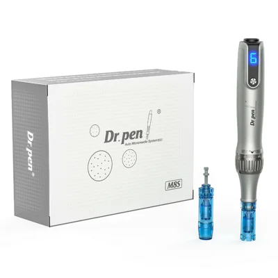 DR.PEN M8S Auto Microneedling Pen 6 Speed Adjustable 0-2.5mm Depth Wireless Auto Derma Pen for Face Skin Care - EU Plug