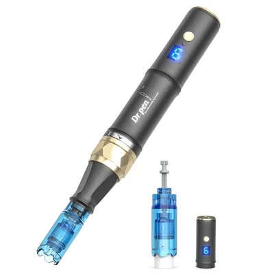 DR.PEN A8S Auto Microneedling System Pen Wireless Wired Dual Mode 0.25mm Nano Needles Kit for Skincare Beauty - EU Plug