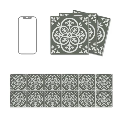 12 stuks 15x15x0,175cm PET-schuim wandtegels stickers zelfklevend waterdicht keuken badkamer woonkamer decor wandsticker - ART208