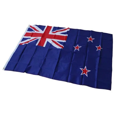90x150cm 3x5ft New Zealands flag Polyester national banner med øjelås til udendørs visning
