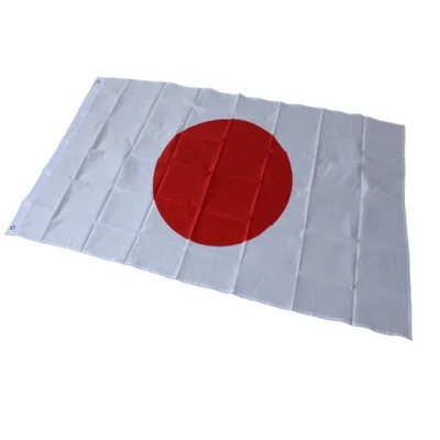 90x150cm 3x5ft Japan Flag Polyester National Flag with Grommets for Outdoor Indoor