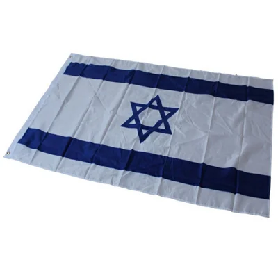 90x150cm 3x5ft Israel Flag Polyester National Flag with Grommets for Outdoor Display