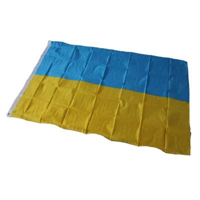 90x150cm 3x5ft Ukraine Flag Polyester National Flag with Grommets for Outdoor Display