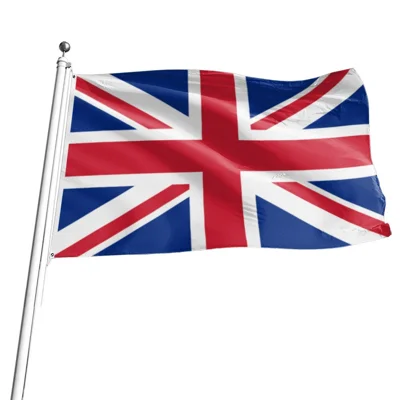 90x150cm 3x5ft UK British Flag Polyester National Banner with Metal Grommets for Outdoor Indoor Display
