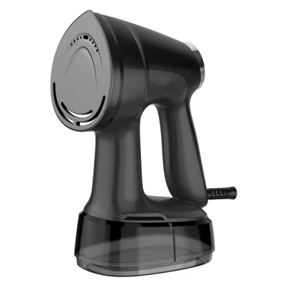 Handheld Steam Iron Garment Steamer 400ml Large Tank LCD Touch Screen Auto-Grip Ironing Machine Steam Iron for Travel Home - Black / EU Plug