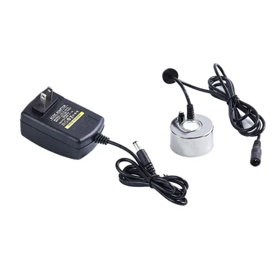 Ultrasonische Mistmaker 24V 500 ml/h Watervijver Fontein Vernevelaar met waterpeilsensor Verneveller Luchtbevochtiger voor Aquarium Fontein Tuin - EU-stekker