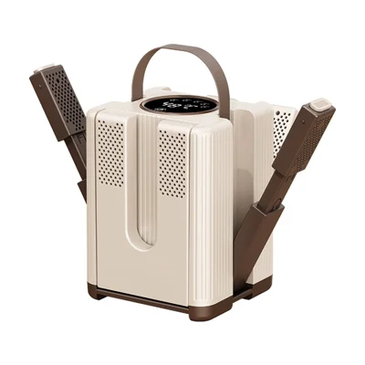 HXQ-10 Chauffe-chaussures 6 bras avec minuterie 200 W 48 degrés Celsius température constante déshumidificateur pliable - Prise UE