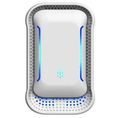 615 Purificador de Ar Inteligente com Iões Negativos 5dB Ultra Silencioso com Plug-in, Desodorizador de Odores de Animais, Tomada EU - Branco