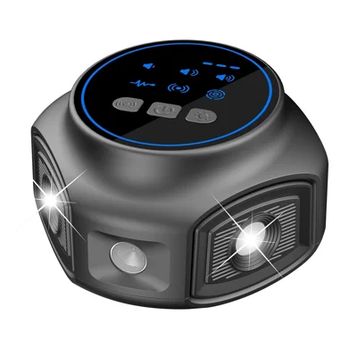 D803 Répulsif à Pucerons Ultrasonique 1kHz-65kHz Fréquence Variable avec Lumière Stroboscopique - Noir / USB