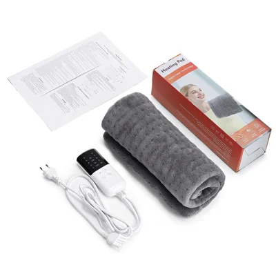 60 x 30 cm Elektrische Heizauflage 10 Temperaturstufen Flanell Schnelle Heizung Waschbares Sitzkissen - EU-Stecker