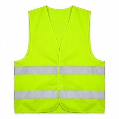 26 x 22.5 inch Reflective Safety Vest High Visibility Construction Vests for Outdoor Work - Fluorescent Green