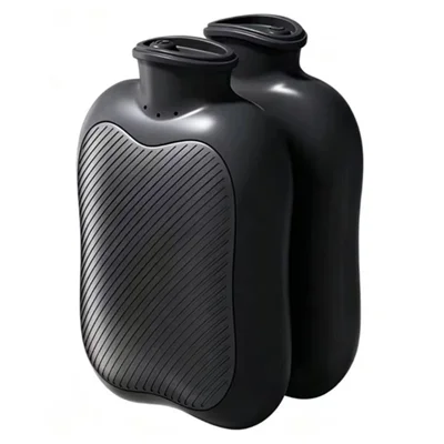 Q25 Magnetic Detachable 2 in 1 Hand Warmer 5000mAh 3-Level Temperature Adjustable Portable Heater - Black