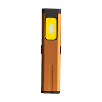 500LM COB EDC Magnetic Work Light, Main + Side Lights, Red Laser, 1000mAh Type-C Charging, with Clip and Ruler