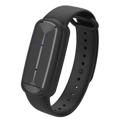 M90 Elektronisk ultralyd myggenæse Armbånd udendørs myggebekæmpelse Armbånd - Sort