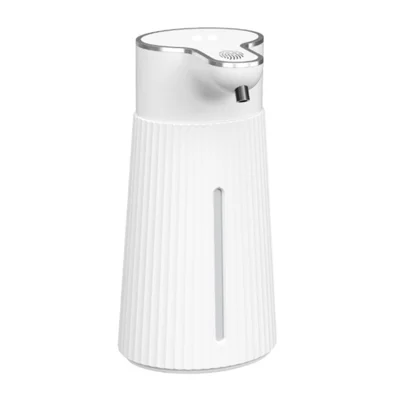 Distributeur automatique de savon mousse sans contact de 400 ml, monté au mur, distributeur de désinfectant pour mains en ABS avec nettoyant pour drain