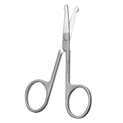 KINEPIN J1048 Tijeras de belleza de acero inoxidable para bigote, barba, nariz, cejas
