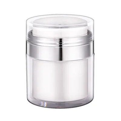 Frasco de Armazenamento de Creme a Vácuo de 30 ML Dispensador de Loção Minifrascos Airless para Maquiagem Recipiente de Creme (Camada Dupla)