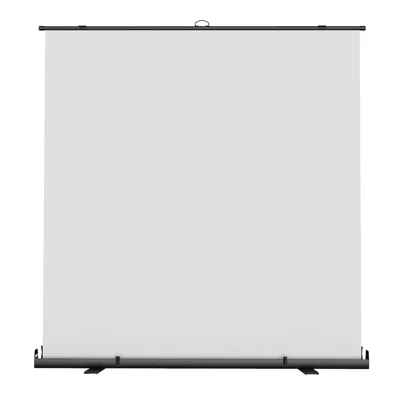 Écran de projection au sol portable de 60 pouces au format 4:3 Écran de projection résistant à la lumière pliable et enroulable