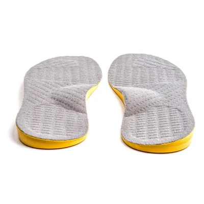 1 Pair Orthopedic Insole Arch Support for Flat Feet Plantar Fasciitis Pads - Grey / 32-34