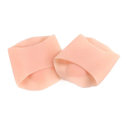 1 Pair Silicone Orthopedic Arch Support Foot Pad Flat Feet Corrector Insole - Skin Color