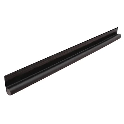 EPE+PVC Door Seal Strip Door Groove Gap Filler Sound Insulation Foam Tape - Black