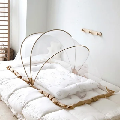 01 128*65cm Baby Mosquito Net Tent Full-Cover Canopy Mosquito Net for Kids Folding Mosquito Netting