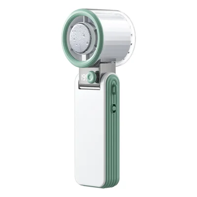Y31 Mini Ventilador Portátil 3600mAh com Ecrã LED, 199 Velocidades, Arrefecimento Supercondutor TEC, Ventilador Dobrável para Exterior - Branco