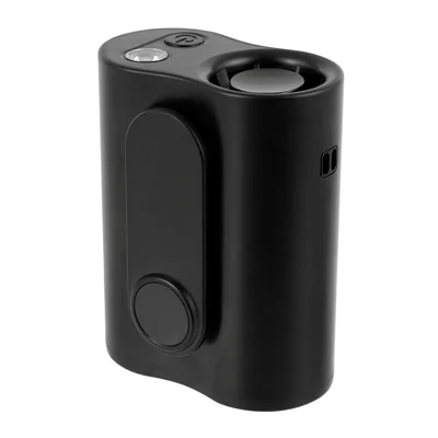 Ventilateur portable Y30, ventilateur mini portable de 3000 mAh, 5 vitesses, affichage LED, lumière d'urgence, à suspendre au cou ou à la taille - Noir