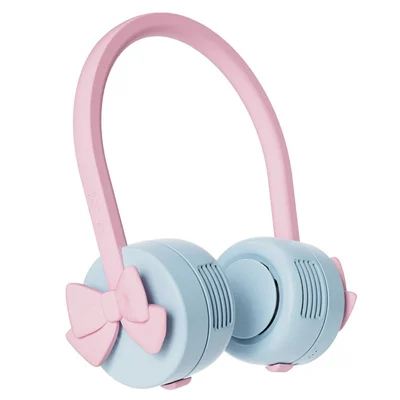 ZOYZOII F8 Three Speeds Cooling Fan Children Bladeless Neck Hanging Fan - Bowknot