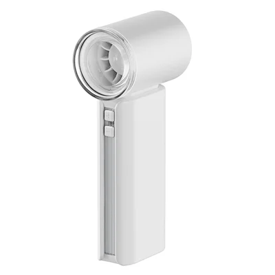 RD08 USB Handheld Mini Fan Portable High Speed Pocket Fan with 5 Speeds Adjustable - White