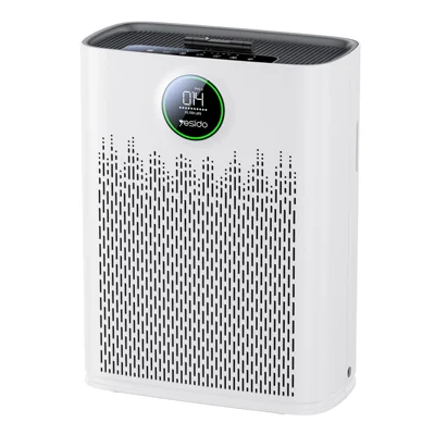 Purificateur d'air YESIDO EC23 WiFi Smart Triple filtration PM2.5 Moniteur ultra-silencieux éliminateur de formaldéhyde - Blanc / Prise UE
