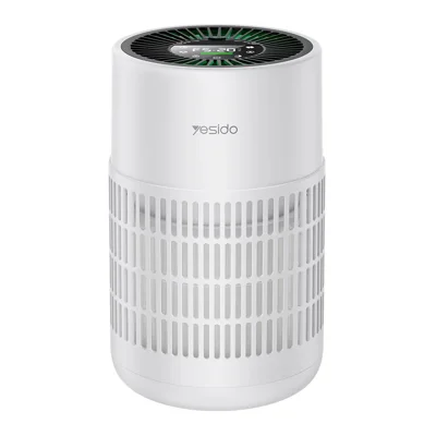 YESIDO EC39 Purificateur d'air de bureau 4 en 1 avec filtre, détection PM2.5 et modes multiples pour maison et bureau - Prise UE