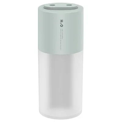400ml Dual Mist Humidifier USB Portable Moisturizer with Night Light for Home / Car Atomizer - Green