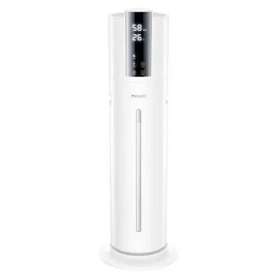 YESIDO EC31 Humidificador Inteligente 9L Depósito de Grande Capacidade Humidificador Ultrasónico em Torre com Temporizador para Quarto Sala de Estar - Tomada UE/Branco