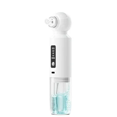 SX-118 Multi-functional Ultra-fine Bubble Beauty Device 4 Modes 6 Suction Heads Pore Face Cleaner for Blackhead Removal - White