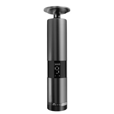 GML-21 Electric Foot File 9 Speed Levels Dead Skin Callus Remover LCD Display Pedicure Tool for Salon Home - Black