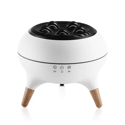 291 Diffusore Aromaterapico con Effetto Fiamma 350 ml Umidificatore con LED a 7 Colori e Telecomando - Spina USA