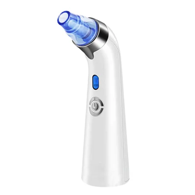 DYM-001 Electric Blackhead Remover Extractor 5 Suction Power Face Suction Pore Cleanser with 4 Probes - Blue / White