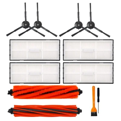 11 stuks / set voor Roborock S8 / S8+ / S8 Pro Ultra / S8 Plus-WHT Stofzuiger Reinigingsborstel HEPA-filterkit