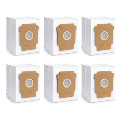 JUNSUNMAY 6Pcs For iRobot Roomba Plus 505 Combo  /  405 Combo 2.8L Dust Bags Robot Vacuum Replacement Part