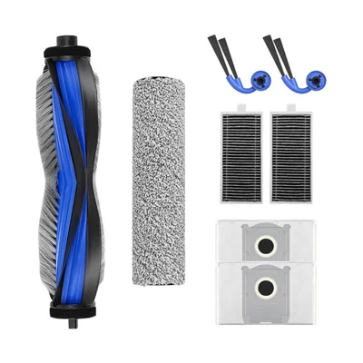 JUNSUNMAY 8 dele / Sæt til Ecovacs Deebot X9 Pro Omni / X9 Pro, reservedele til hovedborste, filter, støvsæk, robotstøvsuger-tilbehør