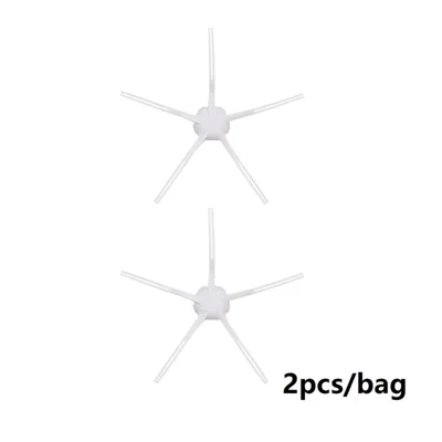 2Pcs Soft 5 Arms Side Brushes for Dreame X10 / W10S / W10S Pro / S10 / S10 Pro / S10 Plus / S10 Pro Plus / X20 Vacuum Cleaner Parts