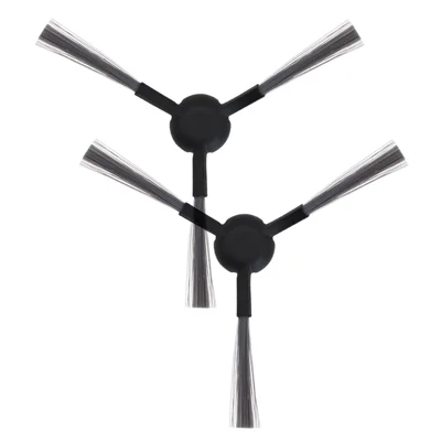 2Pcs For Dreame X20 Pro / X20 Pro Plus / X30 / X30 Pro / S10 Plus Side Brush Vacuum Cleaner Replacement - Black