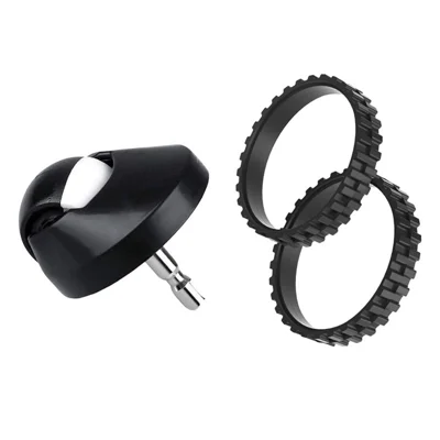 JUNSUNMAY For iRobot Full Range of Sweepers 1Pc Replacement Front Castor Wheel+2Pcs Tires