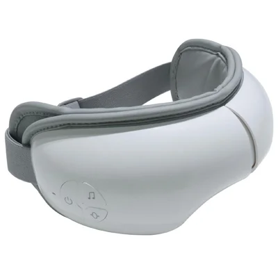 Massaggiatore Oculare Intelligente ST-210, Maschera per il Sonno con Terapia Termica, Massaggio ad Aria Compressa e Musica Bluetooth, Colore Bianco
