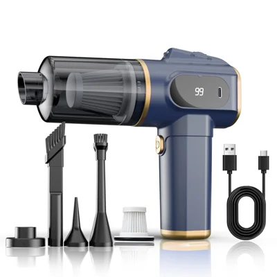 TR-01 5000Pa Powerful Vacuum Cleaner Portable Brushless Motor Handheld Dust Blower for Car Home - Blue